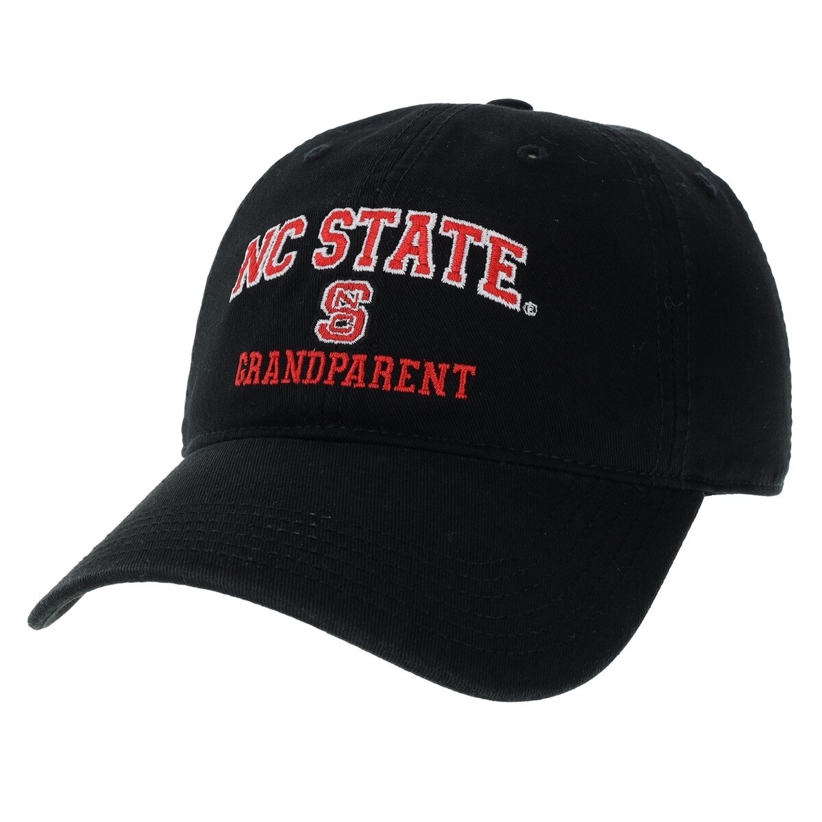 Black Adjustable Twill Hat - NC Sta